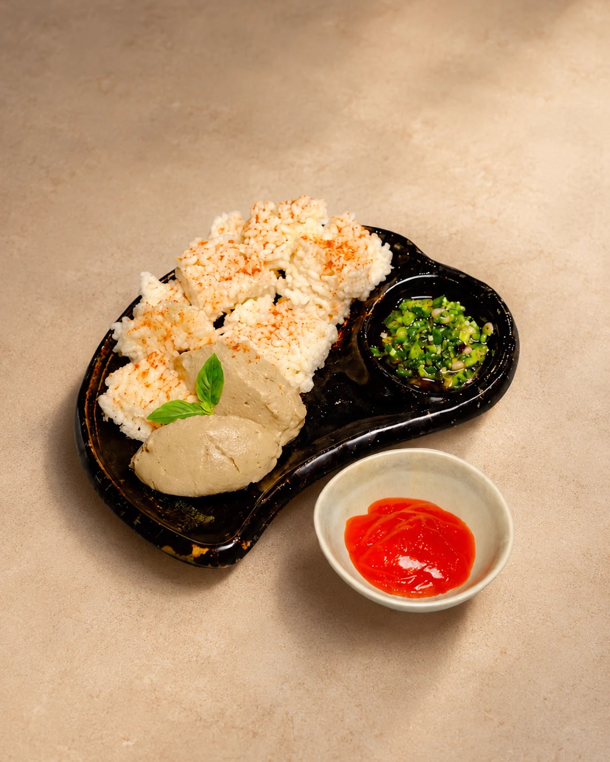 Cơm cháy Pate Gà handmade, mỡ hành